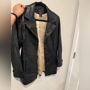 Bebe 90’s Vintage Leather Jacket Size Small